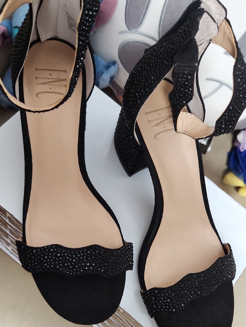 INC International Concepts Hadwin Scallop Block-Heel Sandal - Picture 7 of 7
